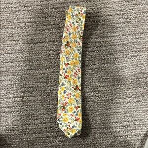 Floral Patterned Men's Tie